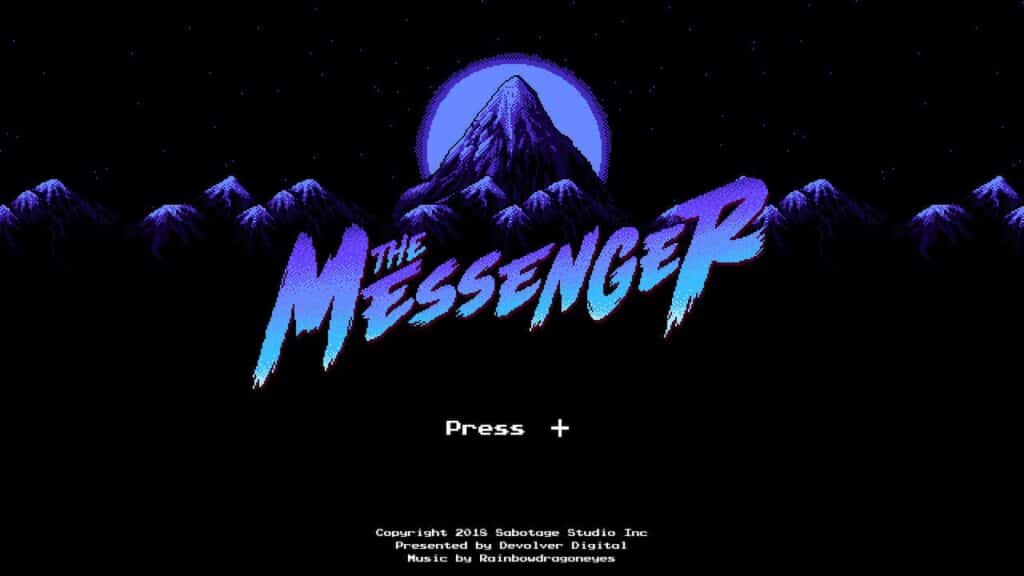 The Messenger: Title Screen