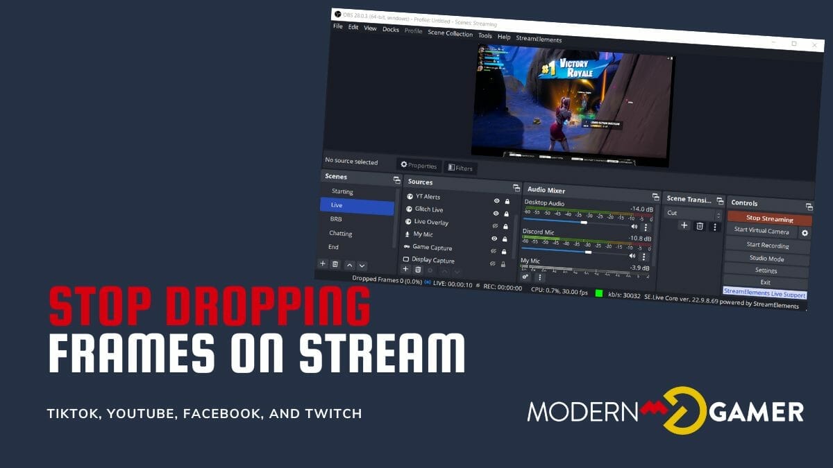 Stop Dropping Frames during live streams