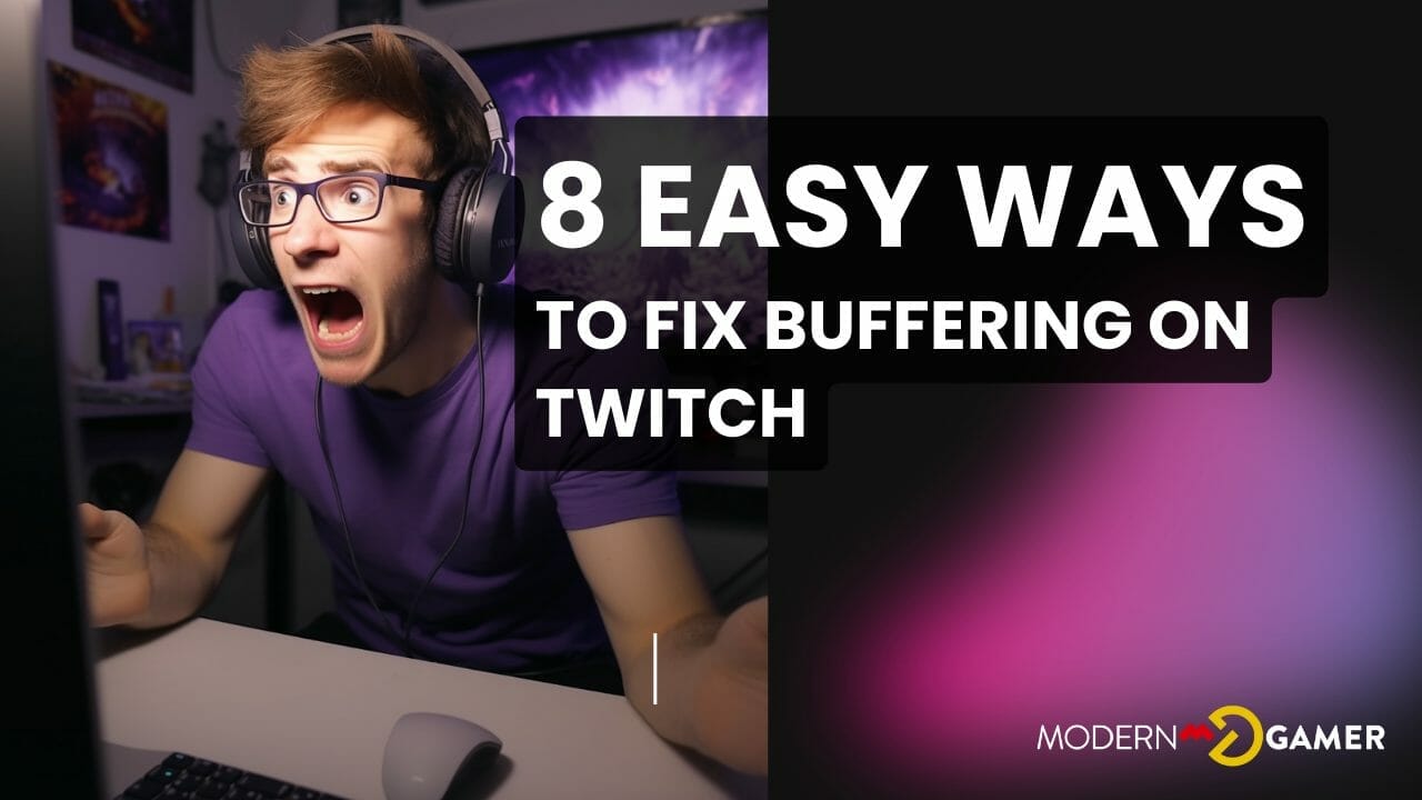 Twitch viewer frustrated with stream buffering and lagging while watching a Twitch stream