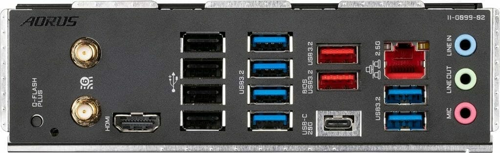 GIGABYTE X670 AORUS Elite AX (AM5/ LGA 1718/ AMD/ X670/ ATX/ 5 Year Warranty/ DDR5/ Quad M.2/ PCIe 5.0/ USB 3.2 Gen2X2 Type-C/AMD WiFi 6E/ 2.5GbE LAN/Q-Flash Plus/M.2 EZ-Latch/Gaming Motherboard)