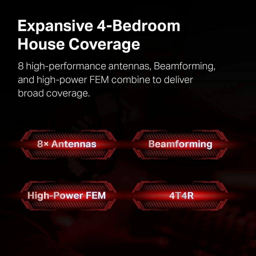 TP-Link AX6600 WiFi 6 Gaming Router (Archer GX90)- Tri Band Gigabit Wireless Internet , High-Speed ax , Smart VPN for a Large Home