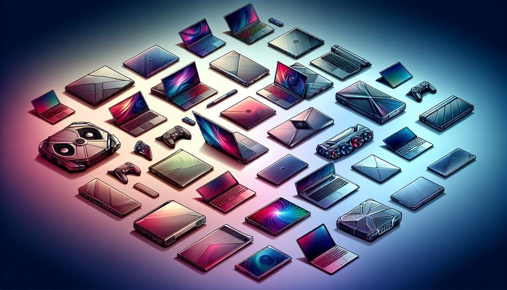 asus laptop categorization breakdown