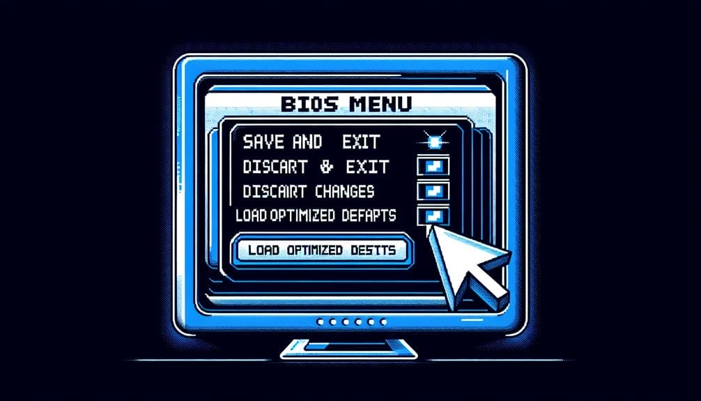 bios exit options explained