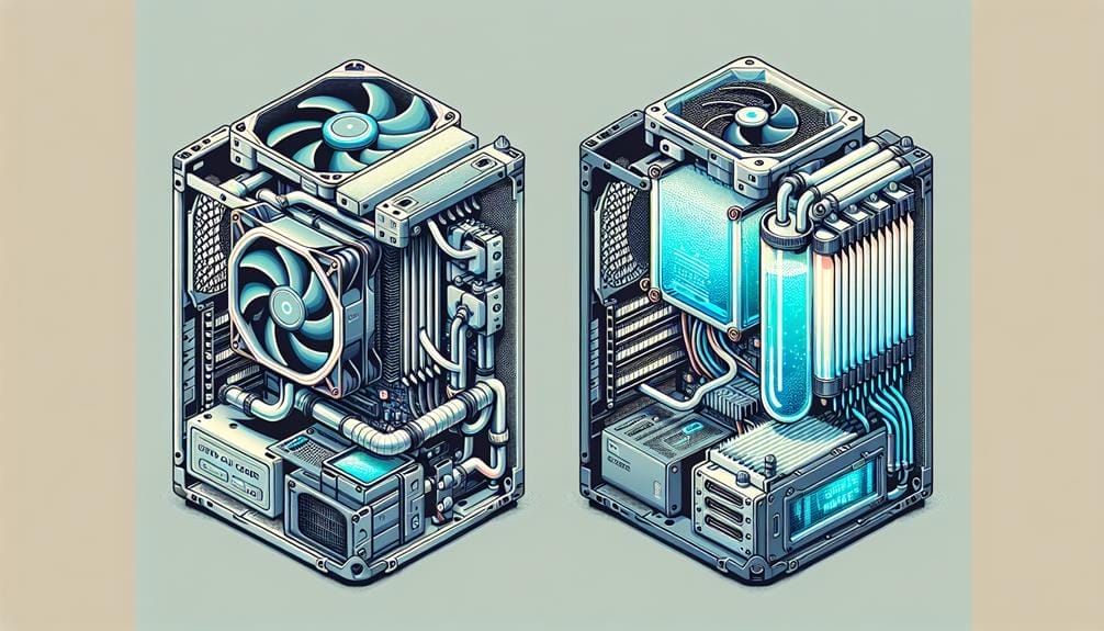 Ensuring Your CPU Cooler Fits Perfectly 1 comparing air and liquid cooling