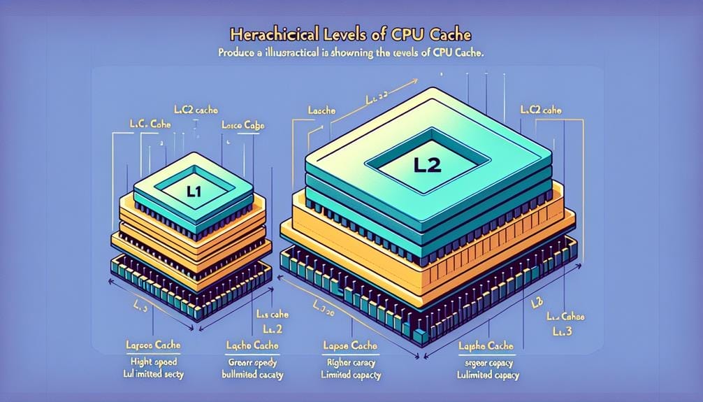 hierarchical cpu cache organization