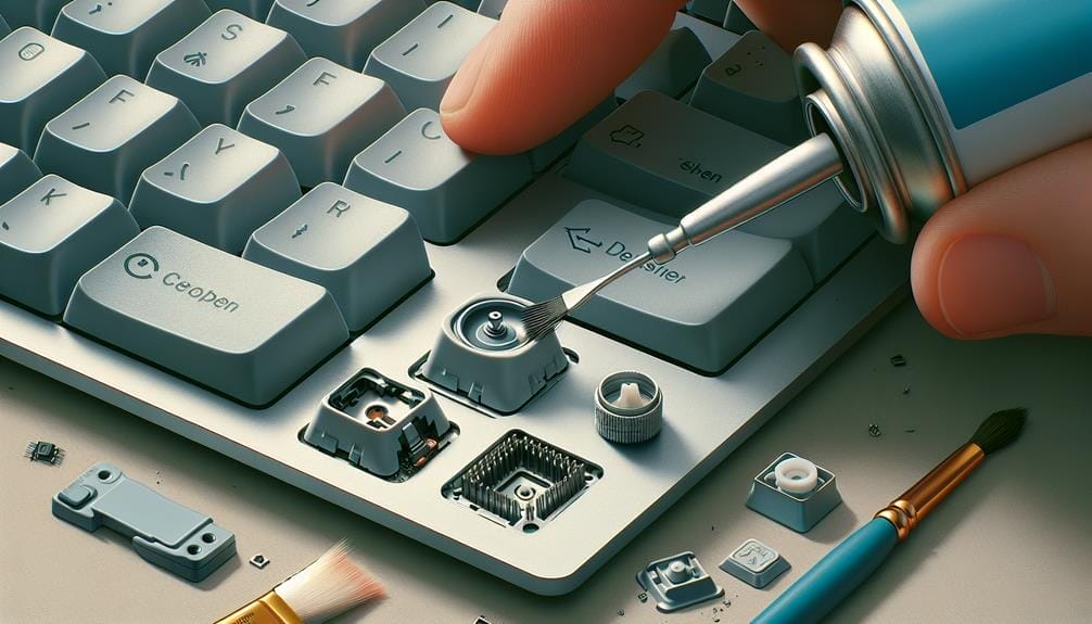 maintaining and cleaning keycaps