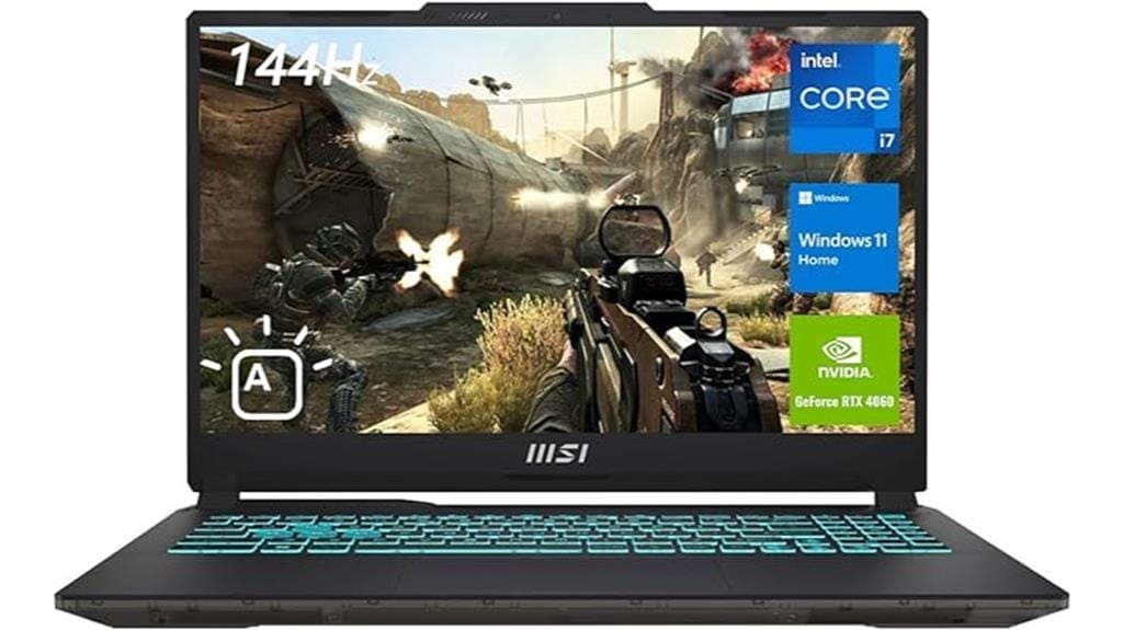 msi cyborg 15 gaming laptop with rtx 4060