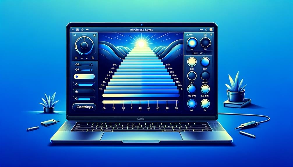 optimizing laptop screen brightness