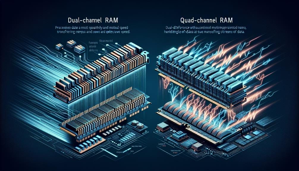 performance comparison dual vs quad channel