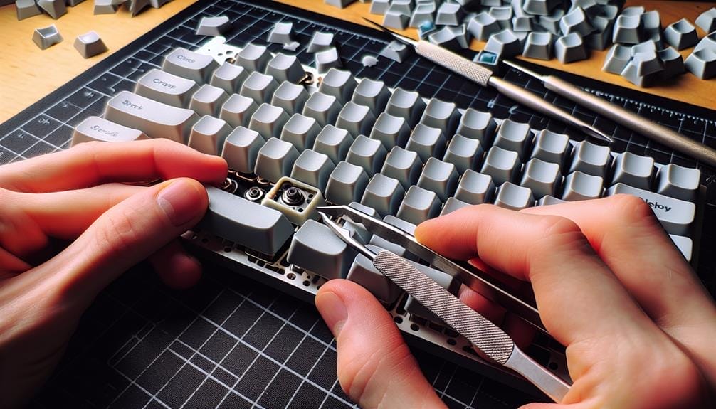 removing keycaps on keyboards