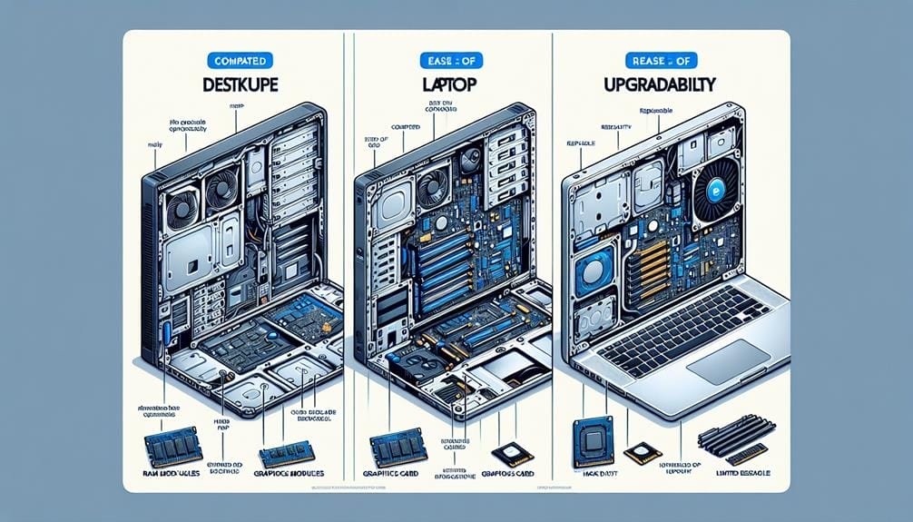 variations in upgrade possibilities